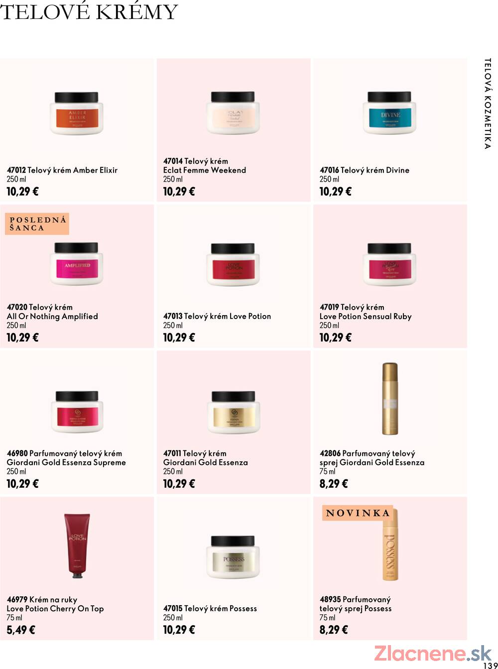 Leták Oriflame - Oriflame do 10.11. - strana 139 Leták Oriflame - Oriflame do 10.11. - strana 139
