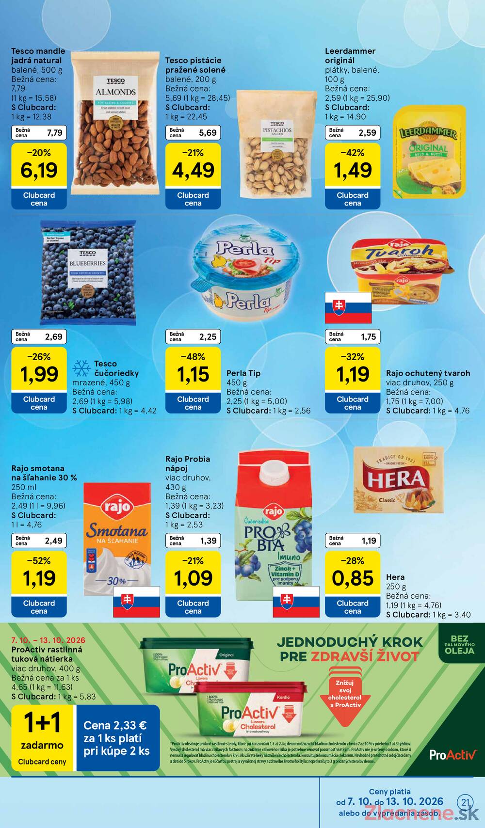 Tesco supermarkety od 7.10. do 13.10.2026