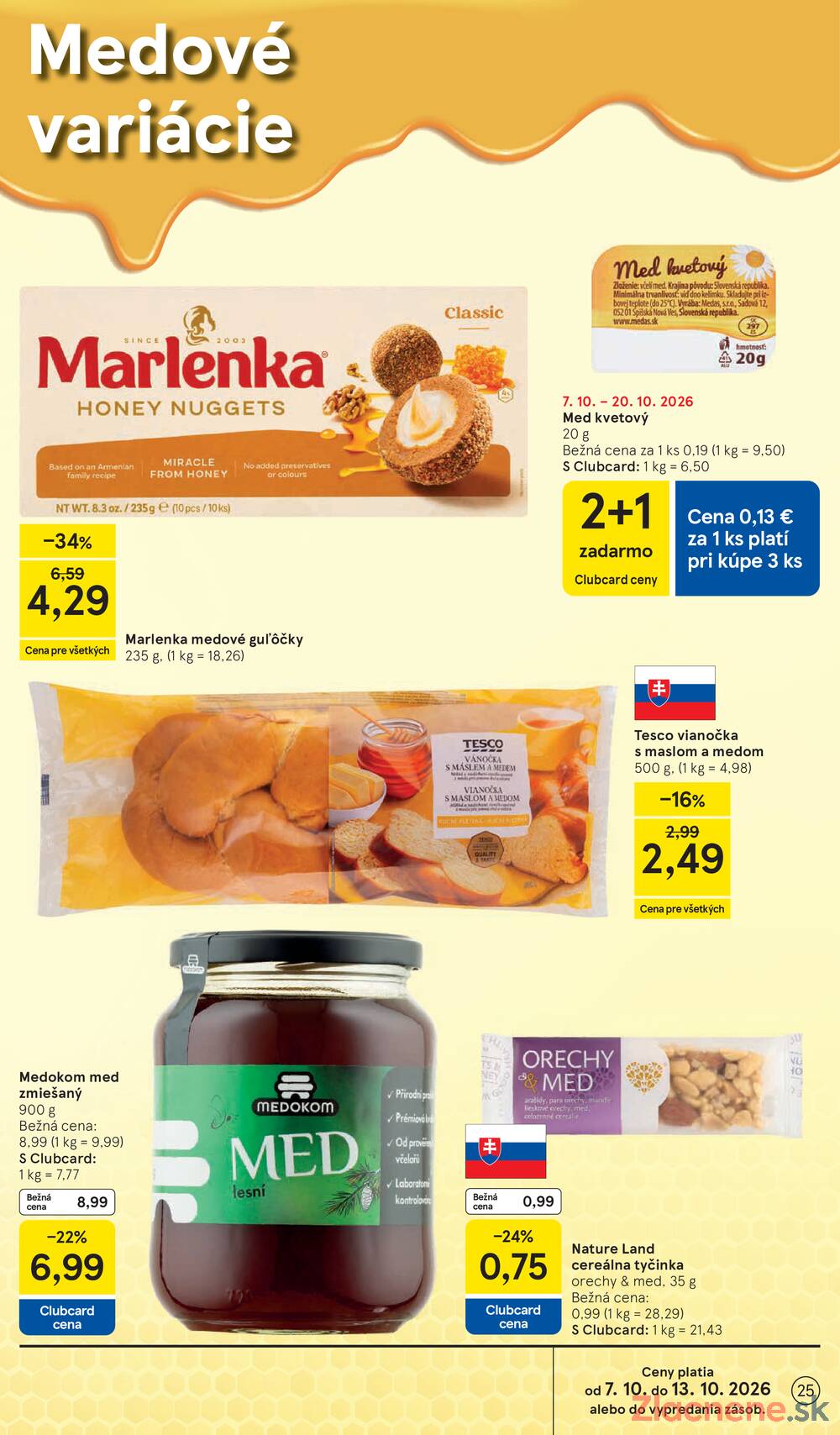 Tesco supermarkety od 7.10. do 13.10.2026
