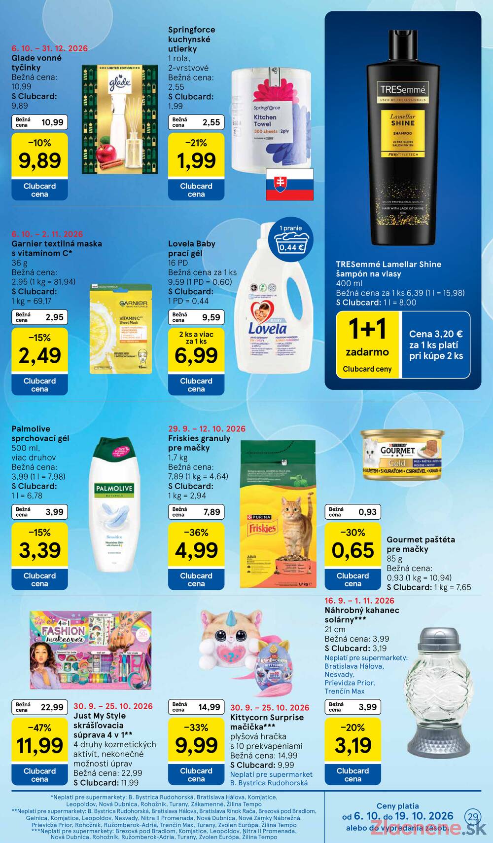 Tesco supermarkety od 7.10. do 13.10.2026