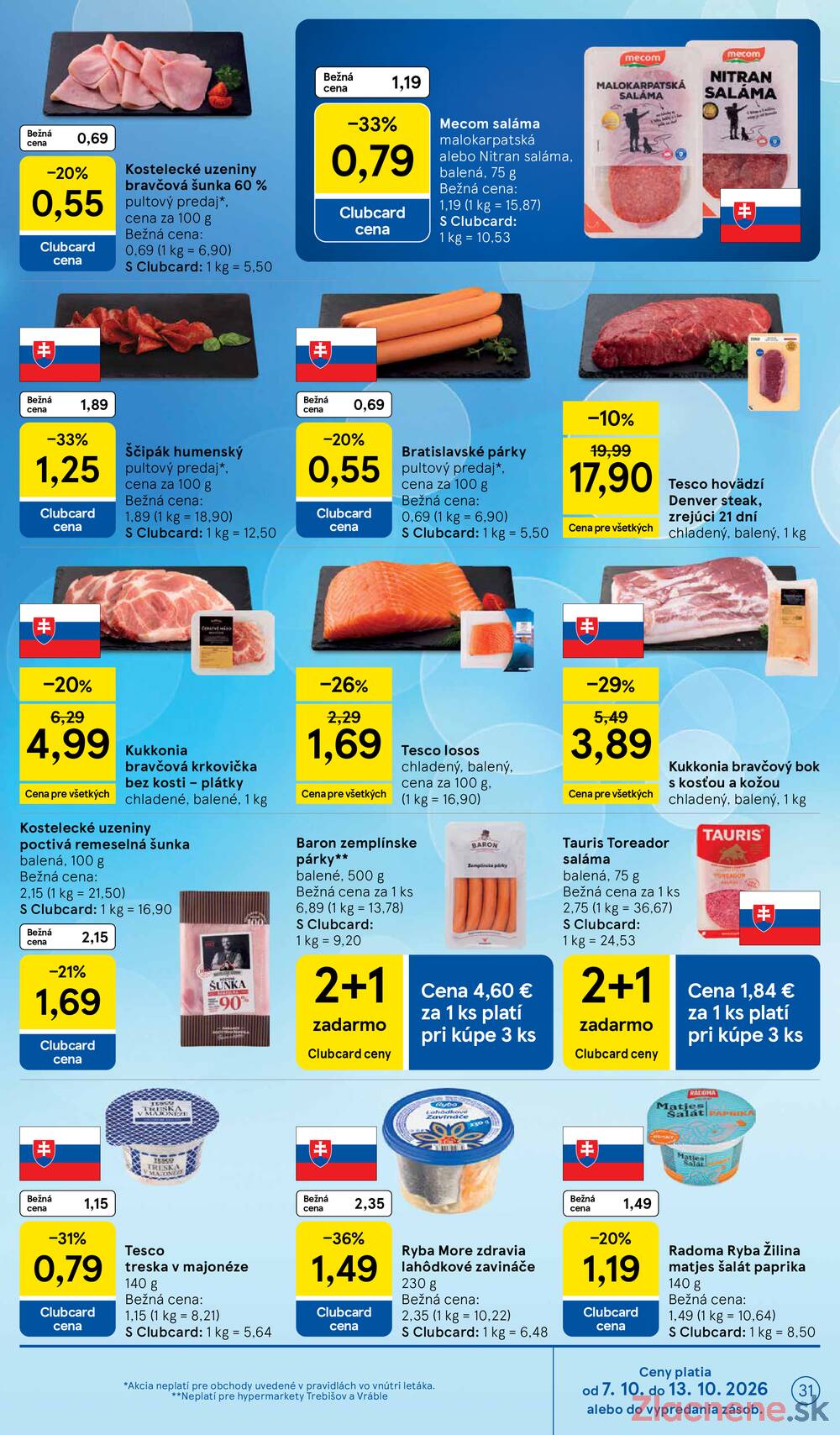Tesco hypermarkety 7.10. - 13.10.