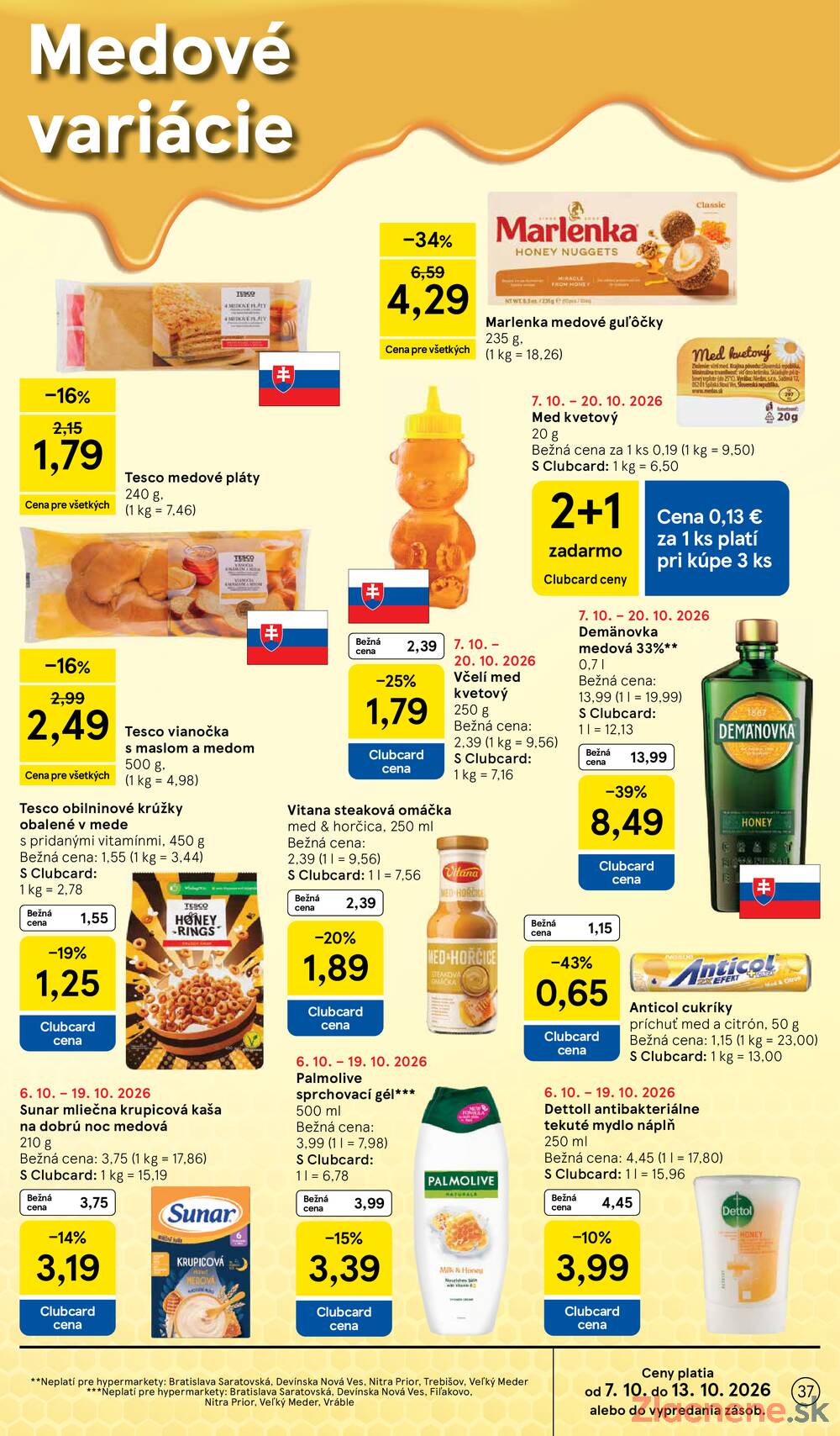 Tesco hypermarkety 7.10. - 13.10.