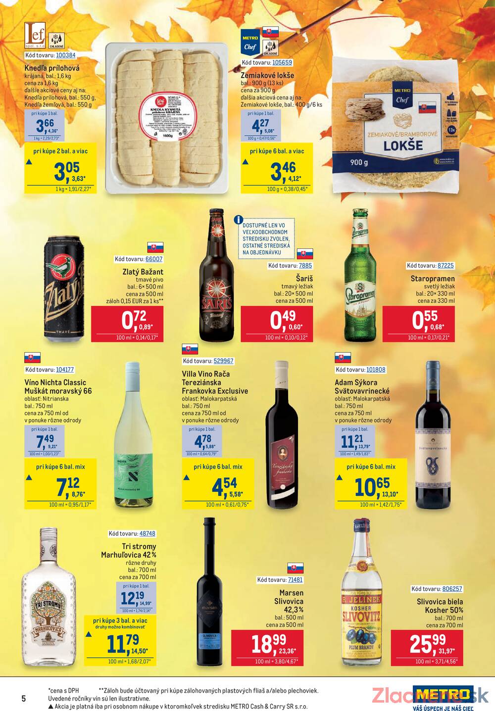 Leták METRO - METRO Gastronómia do 20.10. - strana 5 Leták METRO - METRO Gastronómia do 20.10. - strana 5