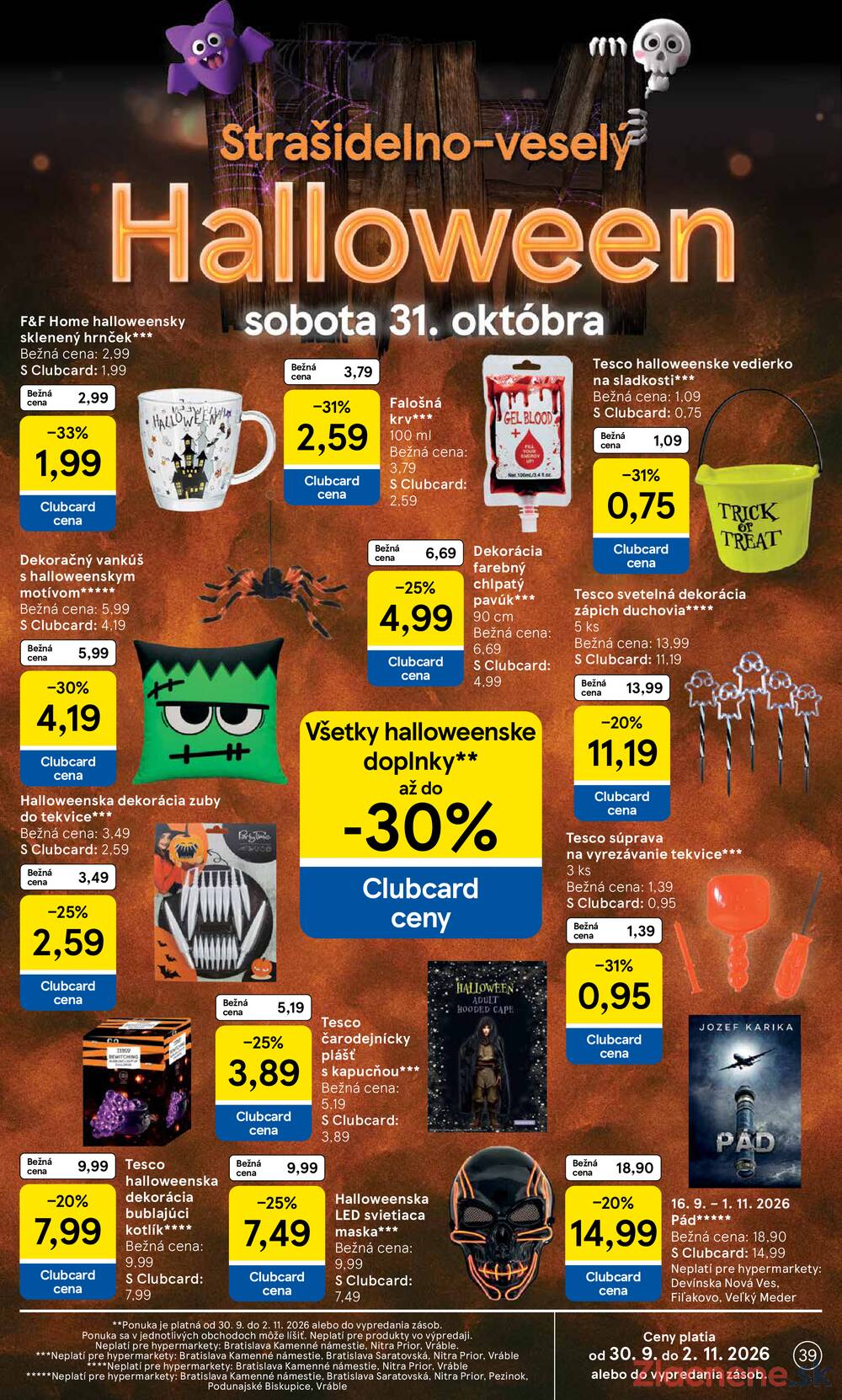 Leták Tesco - Tesco hypermarkety 14.10. - 20.10. - strana 39 Leták Tesco - Tesco hypermarkety 14.10. - 20.10. - strana 39
