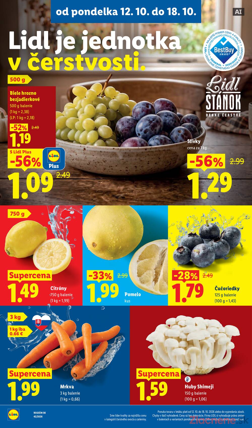 Lidl 12.10. - 18.10.