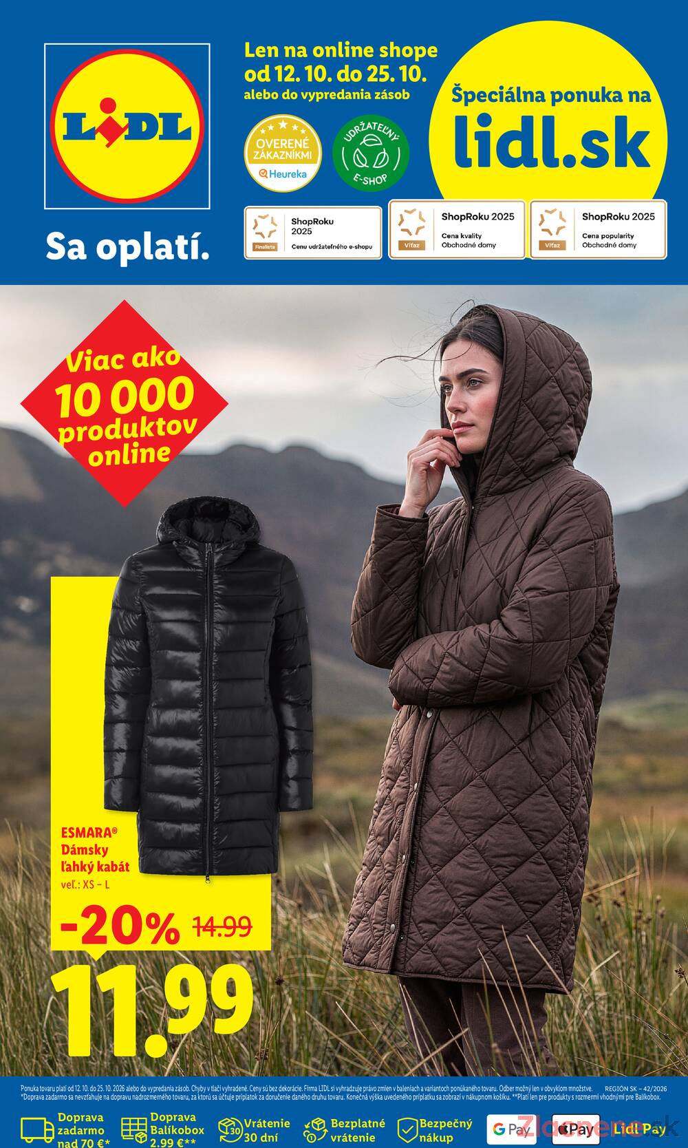 Leták Lidl - Lidl Online Magazín 12.10. - 25.10. - strana 1 Leták Lidl - Lidl Online Magazín 12.10. - 25.10. - strana 1