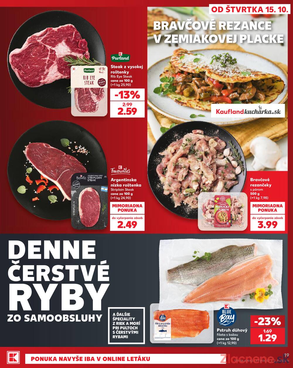 Kaufland 15.10. - 21.10. - Kaufland Tvrdošín