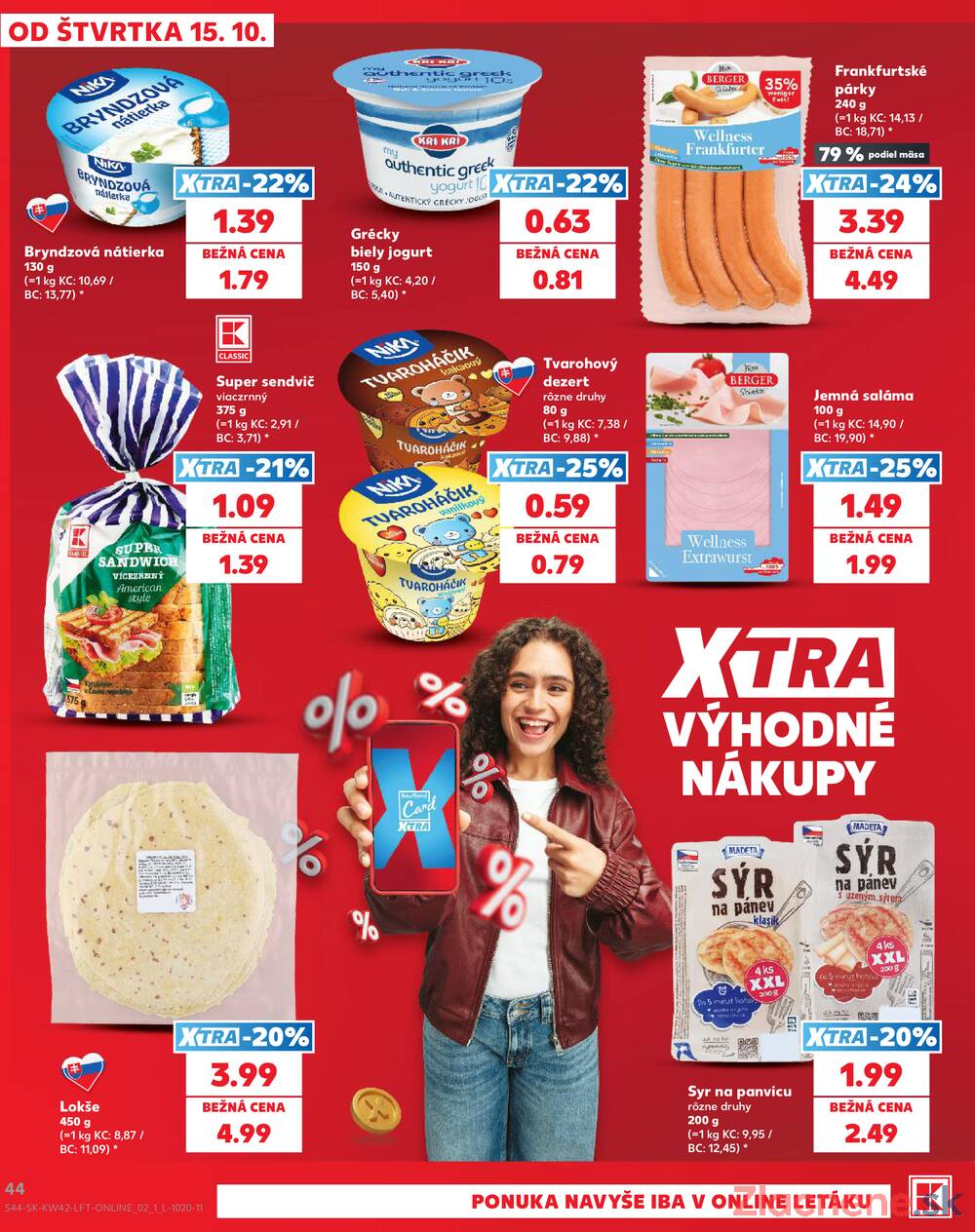 Kaufland 15.10. - 21.10. - Kaufland Tvrdošín