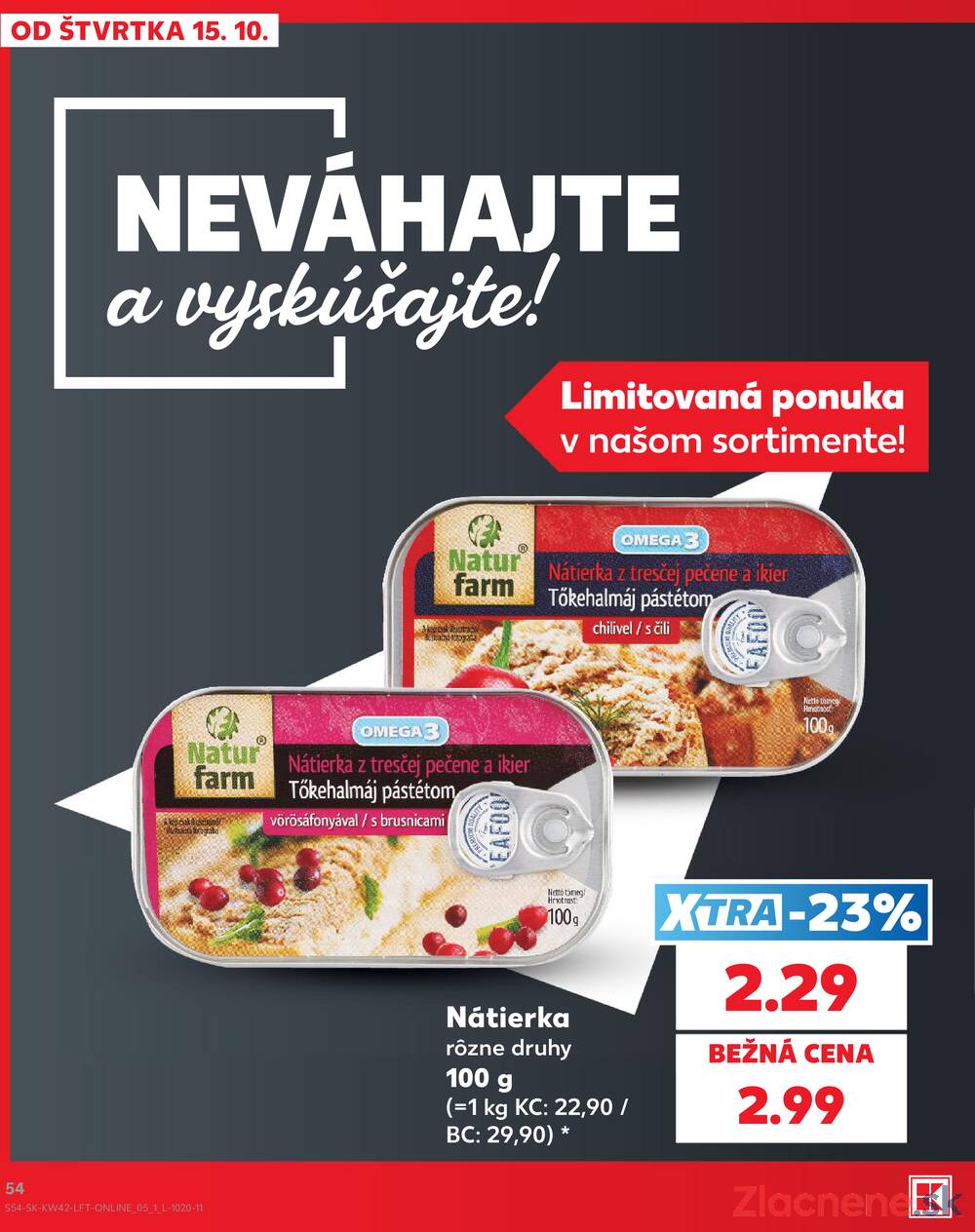 Kaufland 15.10. - 21.10. - Kaufland Spišská Nová Ves