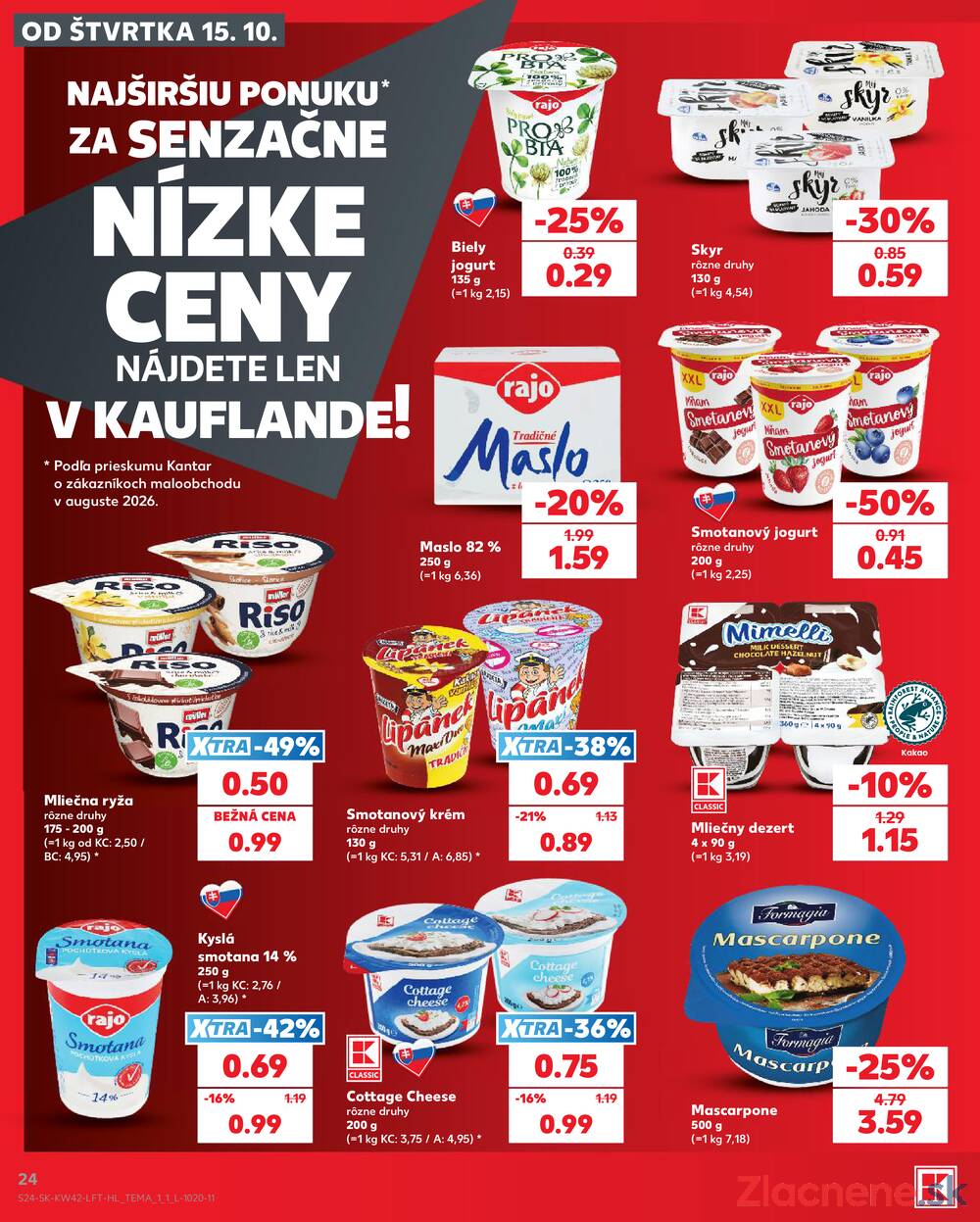 Kaufland 15.10. - 21.10. - Kaufland Poprad - Jiřího Wolkera