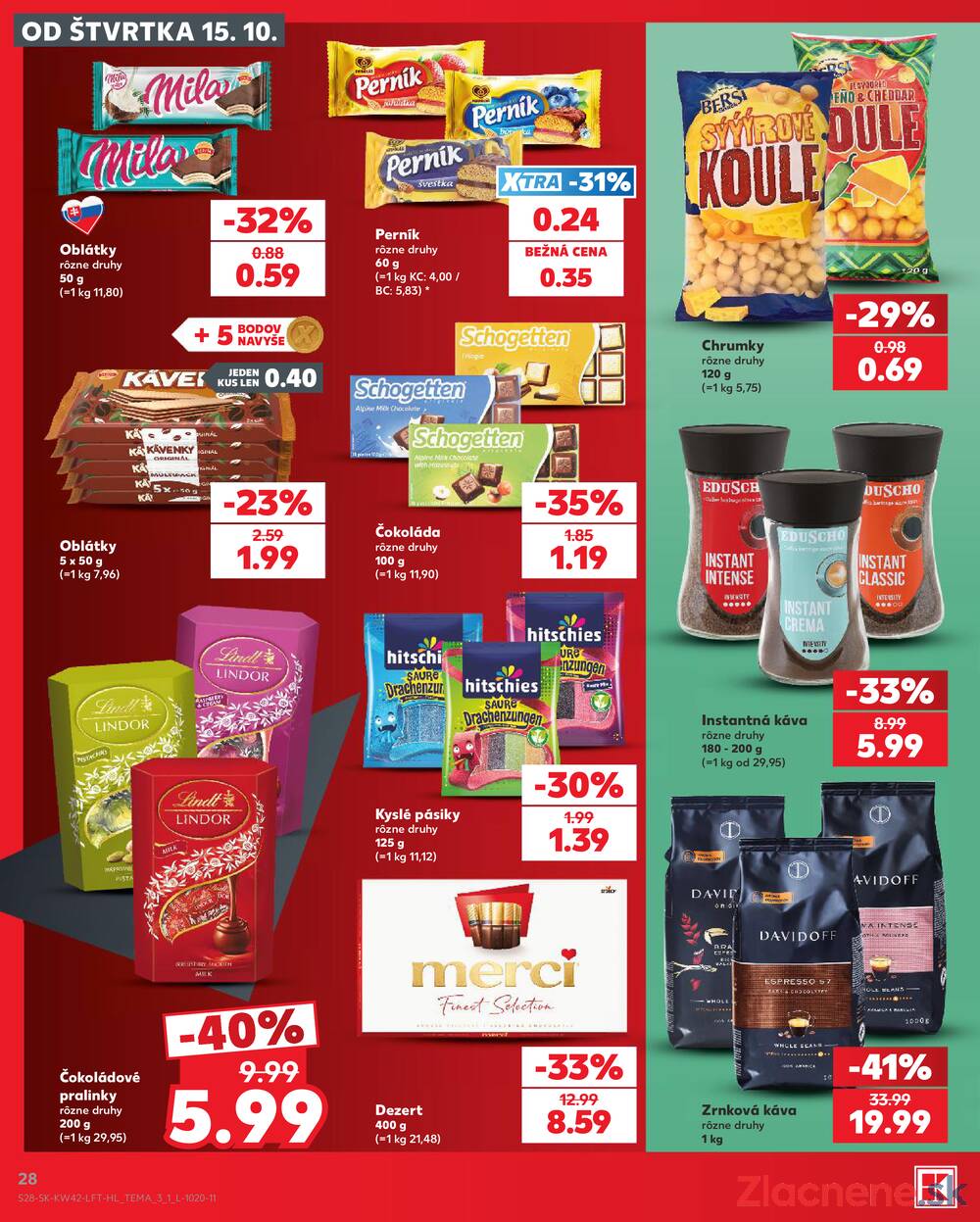 Leták Kaufland - Kaufland 15.10. - 21.10. - Kaufland Dunajská Streda - strana 28 Leták Kaufland - Kaufland 15.10. - 21.10. - Kaufland Dunajská Streda - strana 28