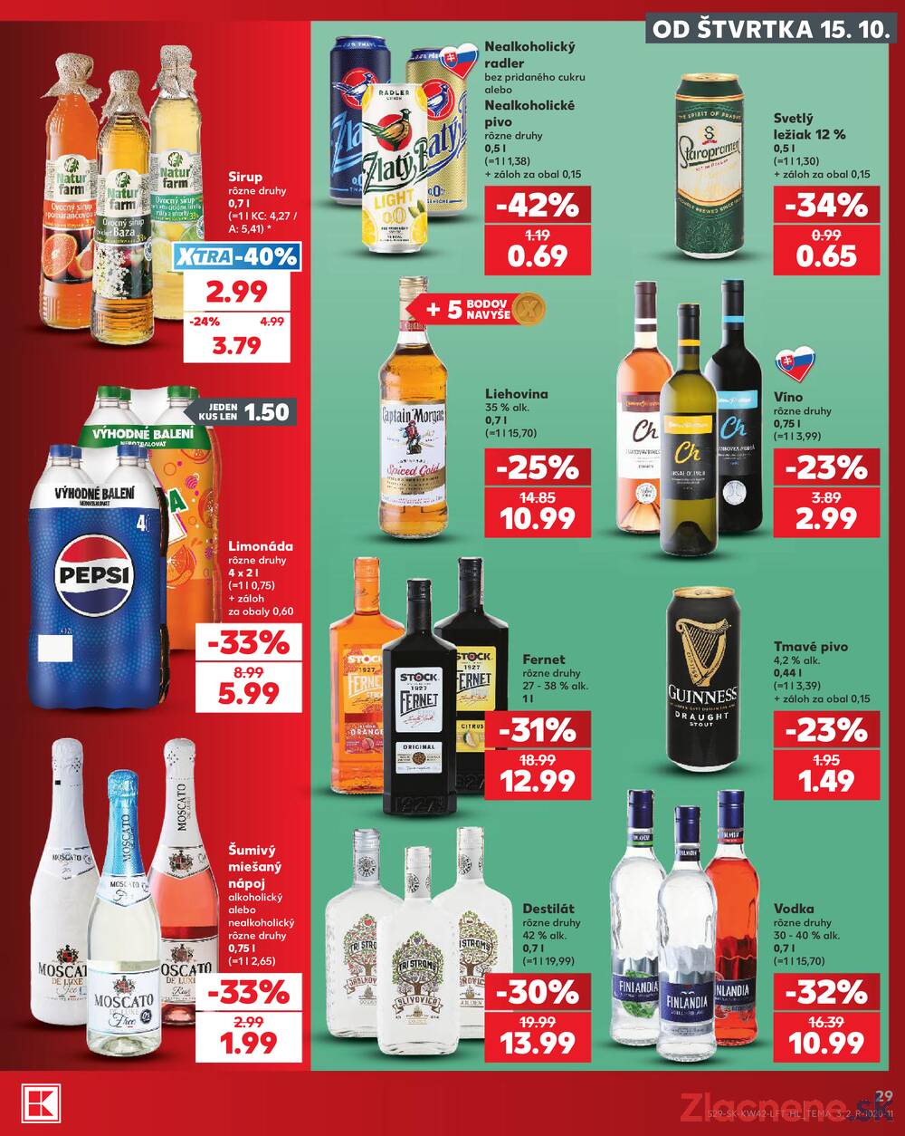 Kaufland 15.10. - 21.10. - Kaufland Bánovce nad Bebravou