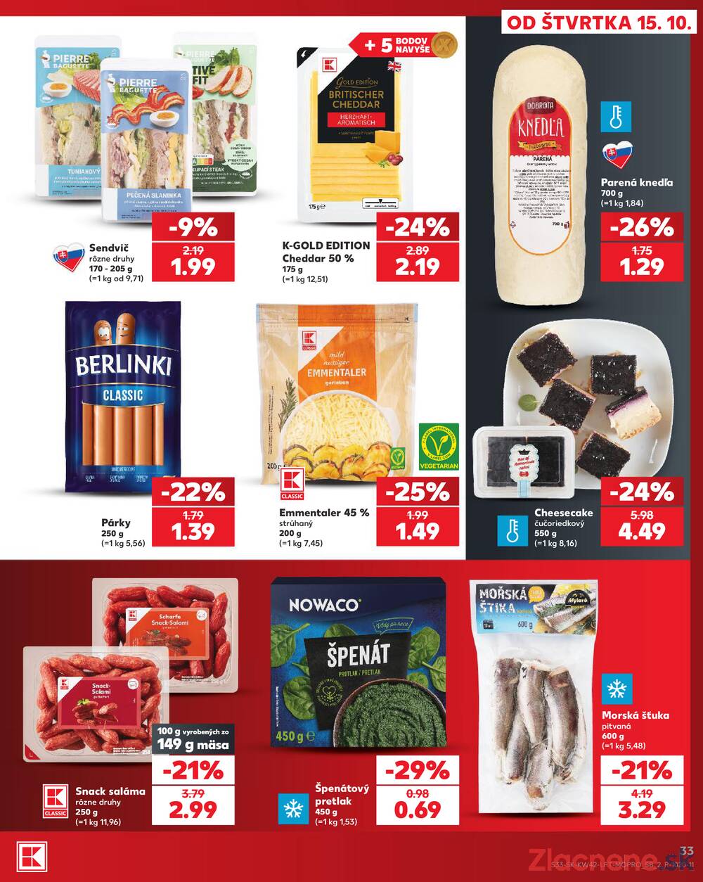 Kaufland 15.10. - 21.10. - Kaufland  Bratislava - Zahorska Bystrica