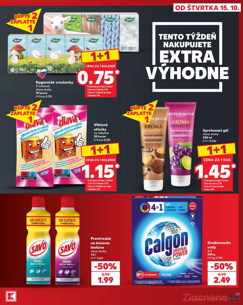 Leták Kaufland - Kaufland 15.10. - 21.10. - Kaufland Nitra-Chrenova - strana 59 Leták Kaufland - Kaufland 15.10. - 21.10. - Kaufland Nitra-Chrenova - strana 59
