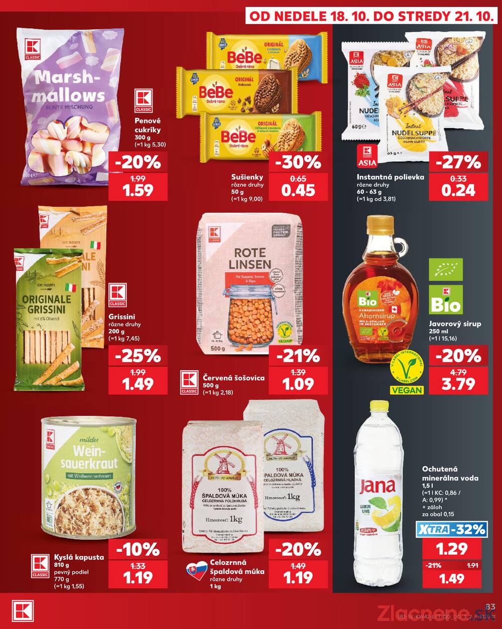 Kaufland 15.10. - 21.10. - Kaufland Trnava - Nová ul.