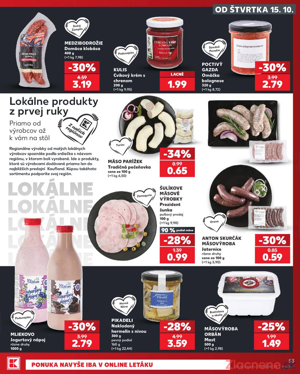 Leták Kaufland - Kaufland 15.10. - 21.10. - Kaufland Topoľčany - strana 53 Leták Kaufland - Kaufland 15.10. - 21.10. - Kaufland Topoľčany - strana 53
