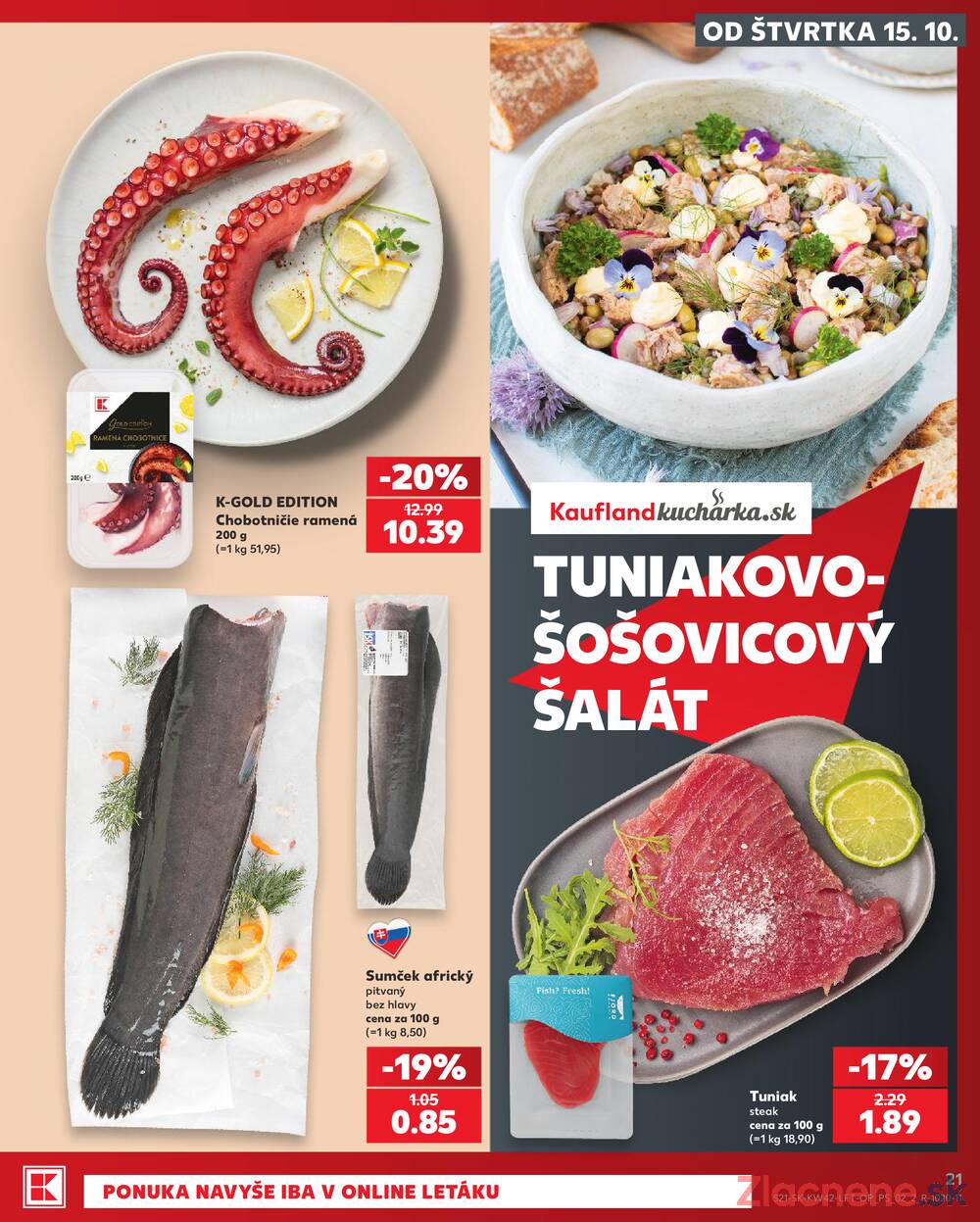 Leták Kaufland - Kaufland 15.10. - 21.10. - Kaufland Bratislava - Podunajské Biskupice - strana 21