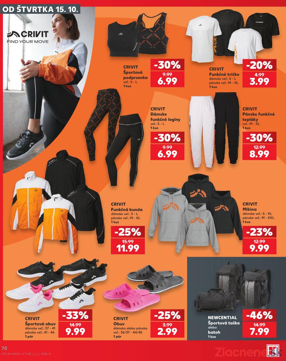 Leták Kaufland - Kaufland 15.10. - 21.10. - Kaufland Bratislava - Podunajské Biskupice - strana 70