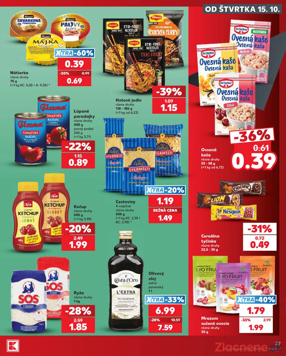 Leták Kaufland - Kaufland 15.10. - 21.10. - Bratislava-Patrónka - strana 27 Leták Kaufland - Kaufland 15.10. - 21.10. - Bratislava-Patrónka - strana 27