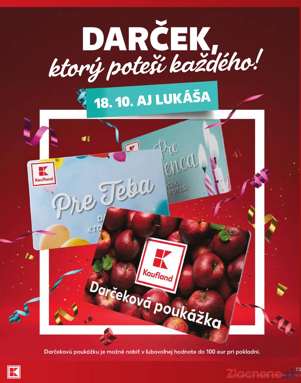 Kaufland 15.10. - 21.10. - Kaufland Trnava - Trstínska cesta