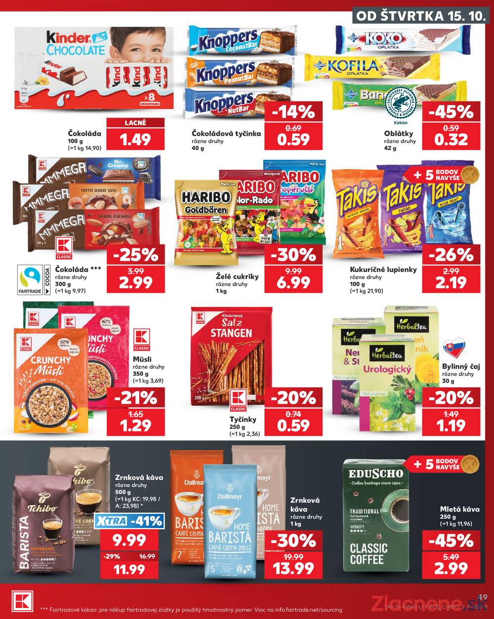 Kaufland 15.10. - 21.10. - Kaufland Martin-Podhaj