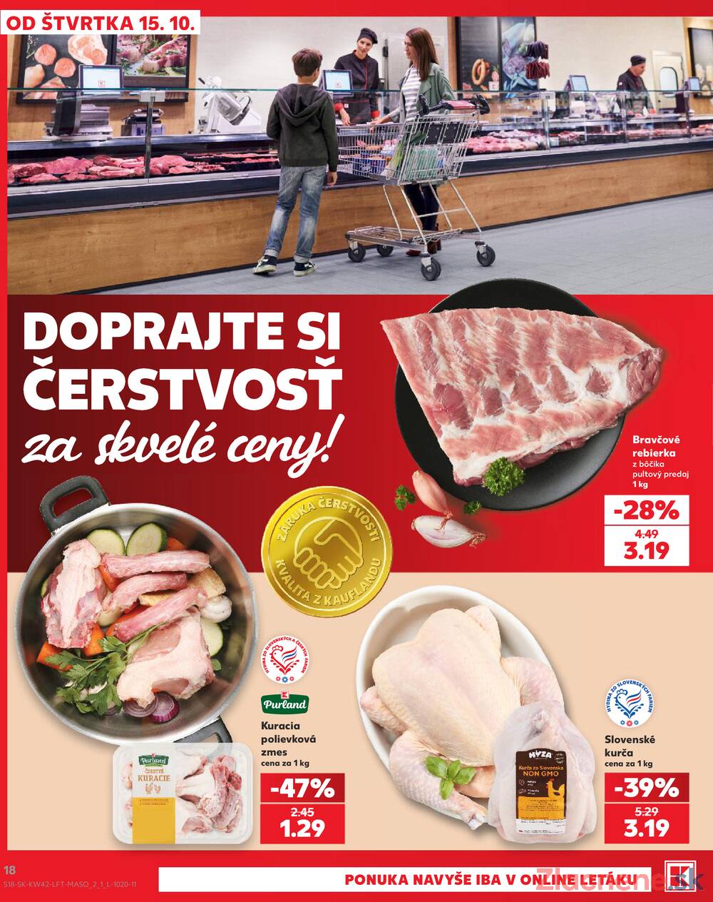 Leták Kaufland - Kaufland 15.10. - 21.10. - Kaufland Košice - OC Galéria - strana 18 Leták Kaufland - Kaufland 15.10. - 21.10. - Kaufland Košice - OC Galéria - strana 18