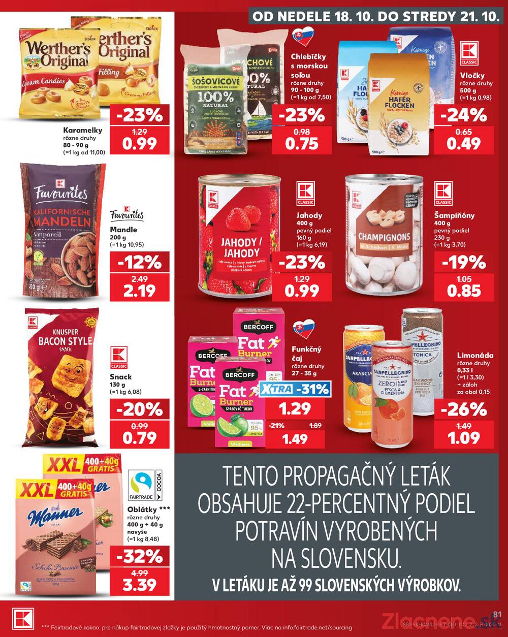 Kaufland 15.10. - 21.10. - Kaufland Žiar nad Hronom