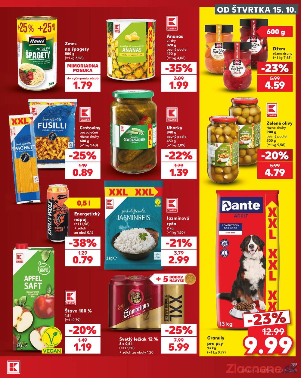 Leták Kaufland - Kaufland 15.10. - 21.10. - Kaufland Skalica - Mallého - strana 39 Leták Kaufland - Kaufland 15.10. - 21.10. - Kaufland Skalica - Mallého - strana 39