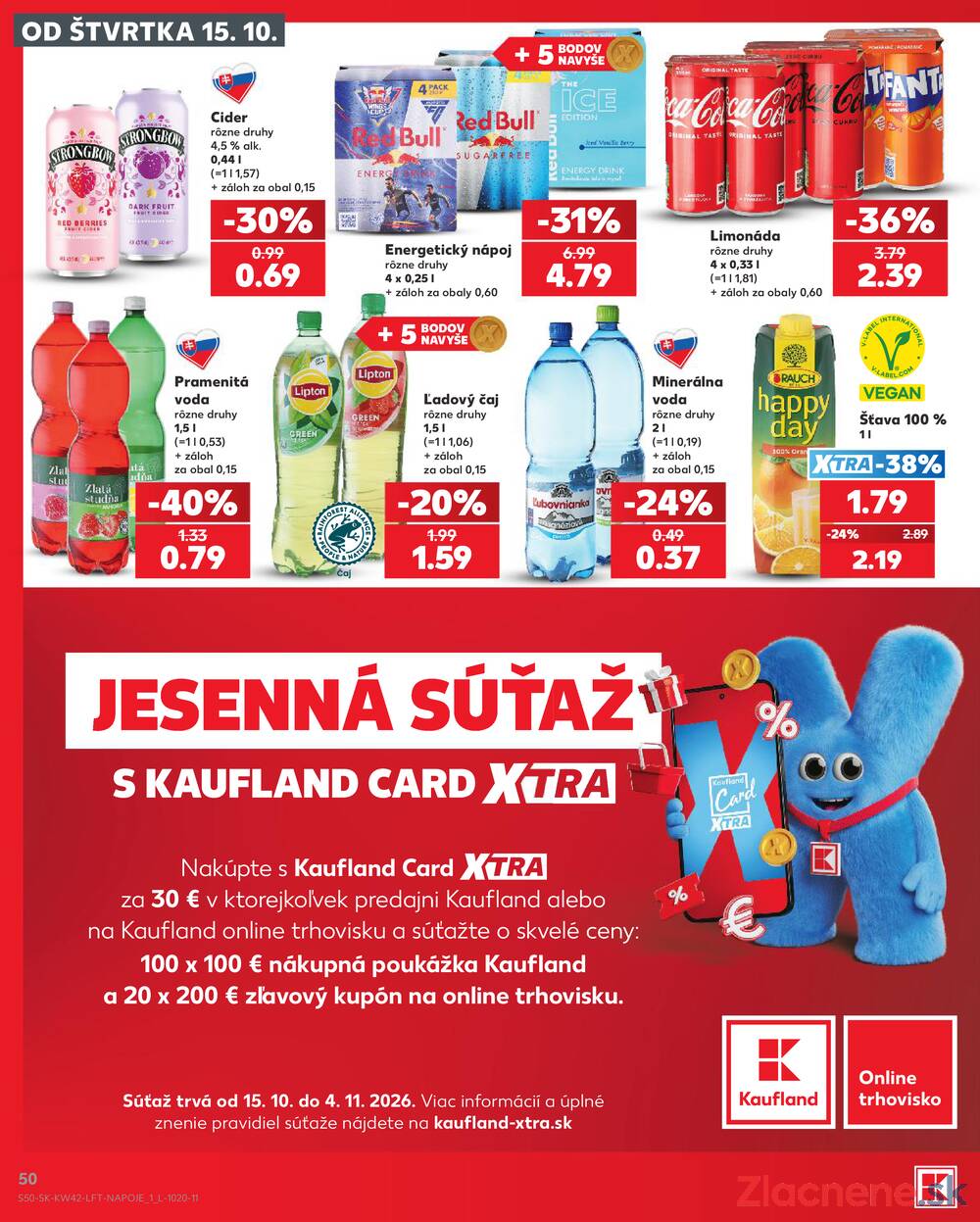 Leták Kaufland - Kaufland 15.10. - 21.10. - Kaufland Skalica - Mallého - strana 50 Leták Kaufland - Kaufland 15.10. - 21.10. - Kaufland Skalica - Mallého - strana 50