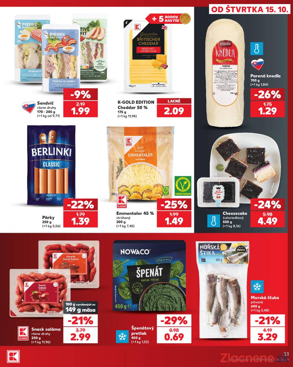 Kaufland 15.10. - 21.10. - Kaufland Považská Bystrica - Centrum