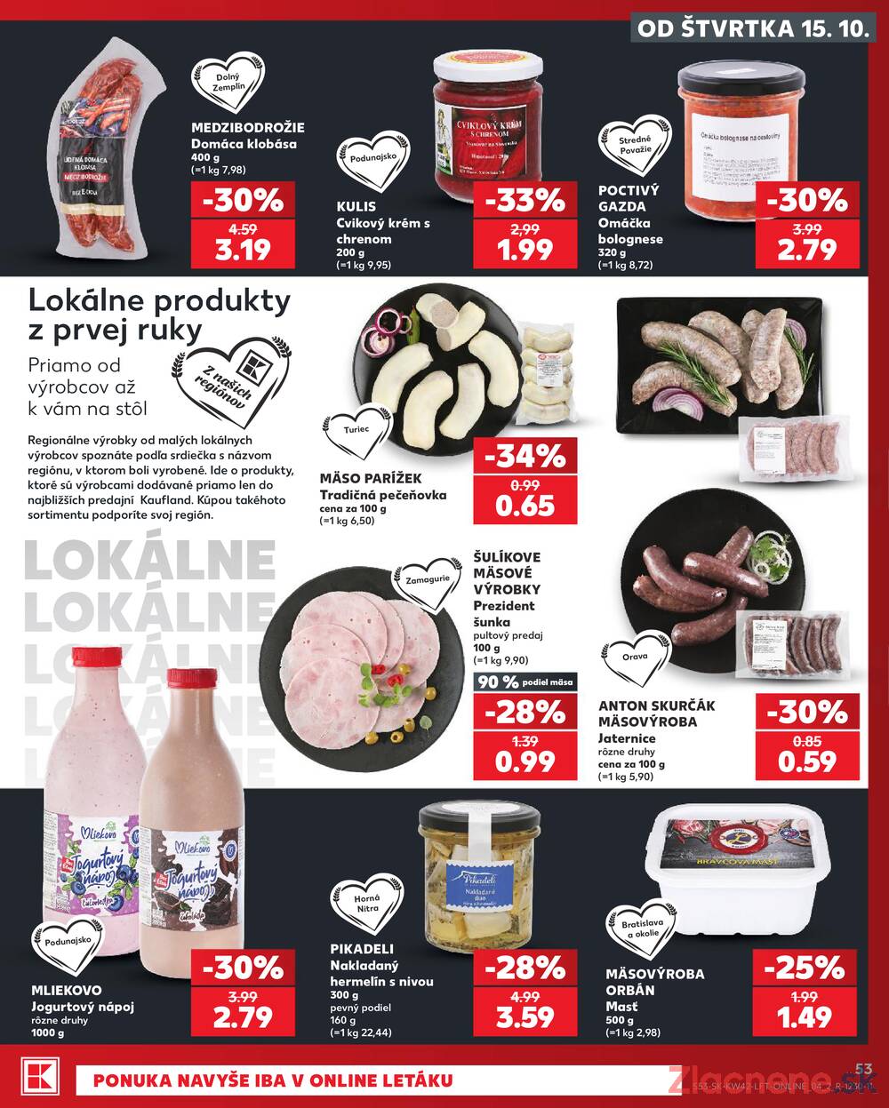 Kaufland 15.10. - 21.10. - Kaufland Nové Zámky