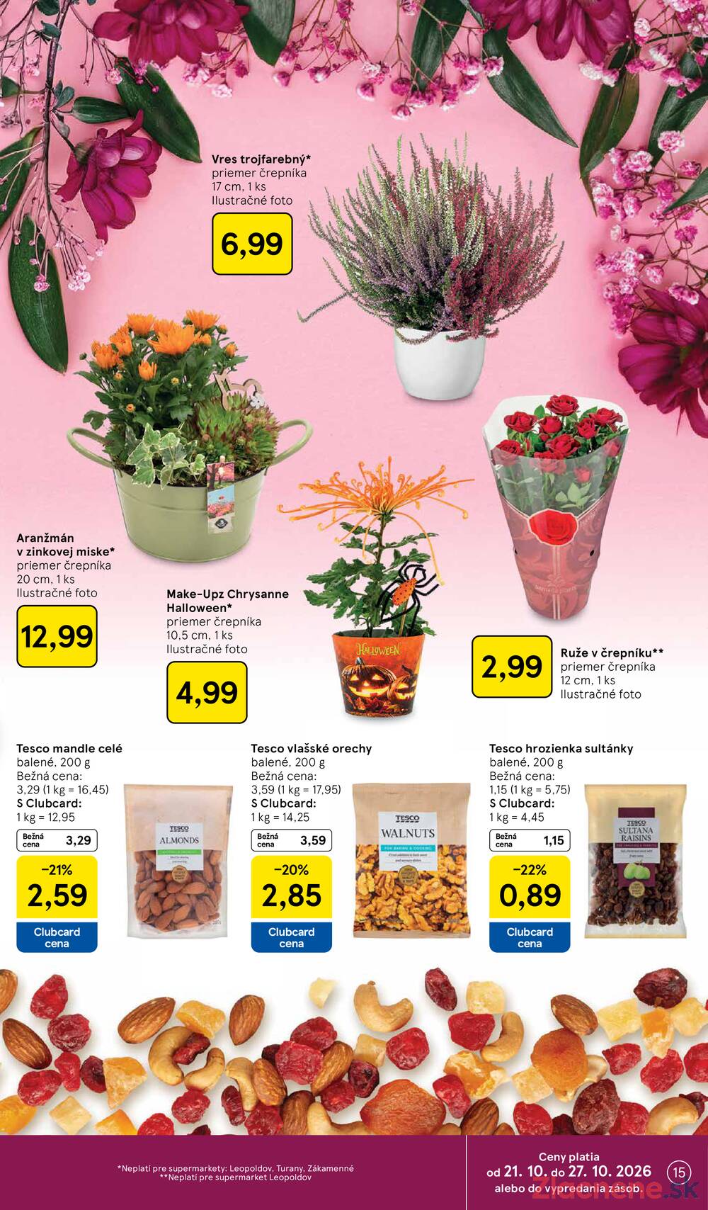 Tesco supermarkety od 21.10. do 27.10.2026