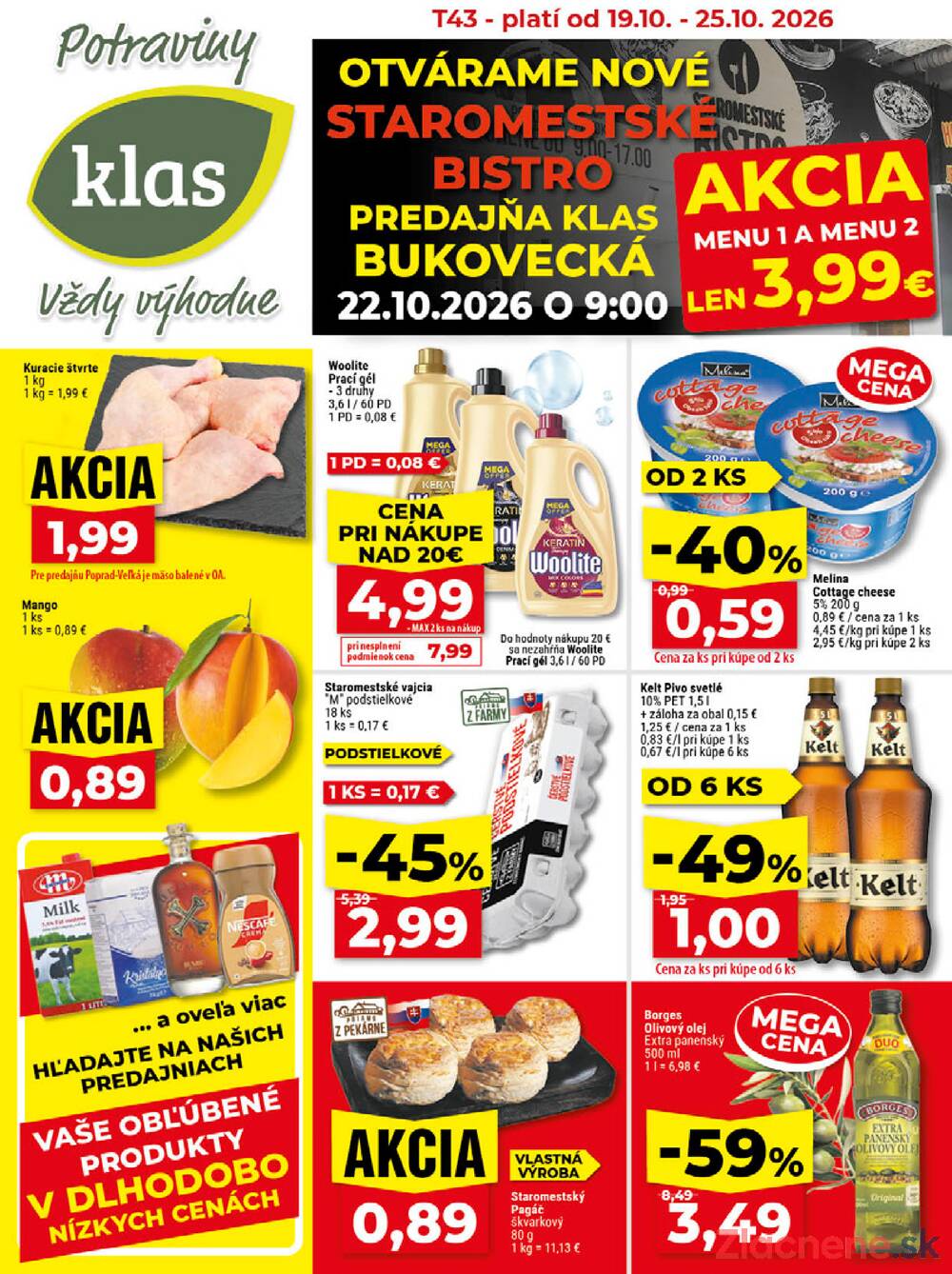 Leták Klas - Klas do 25.10. - strana 1 Leták Klas - Klas do 25.10. - strana 1