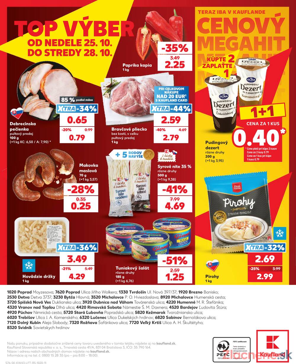 Kaufland 22.10. - 28.10. - Kaufland Detva