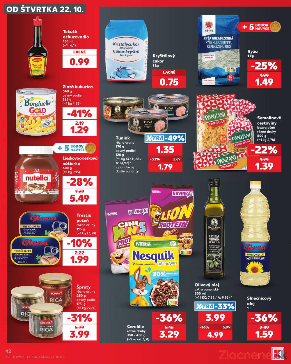 Kaufland 22.10. - 28.10. - Kaufland Bytča