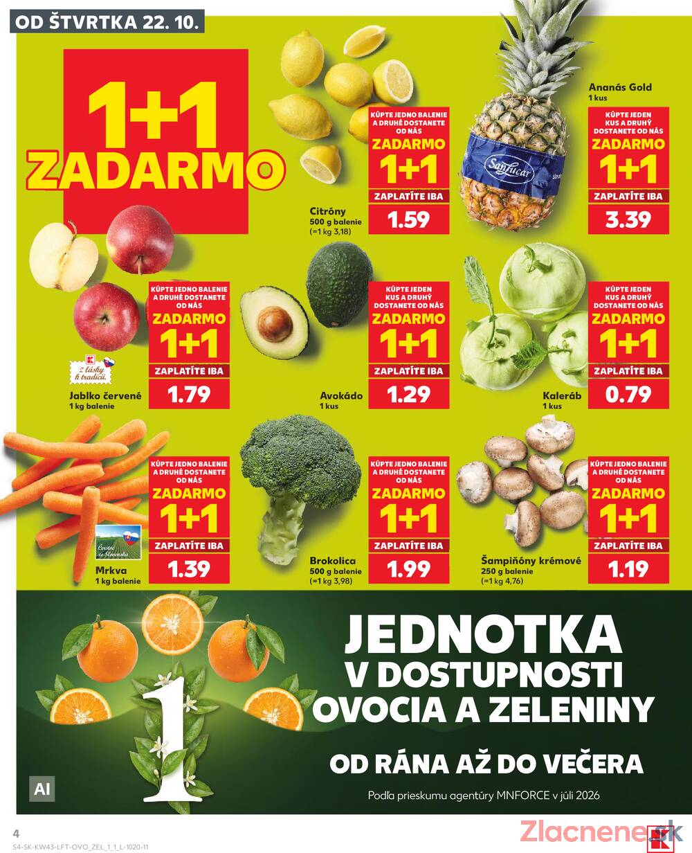 Kaufland 22.10. - 28.10. - Kaufland Rimavská Sobota