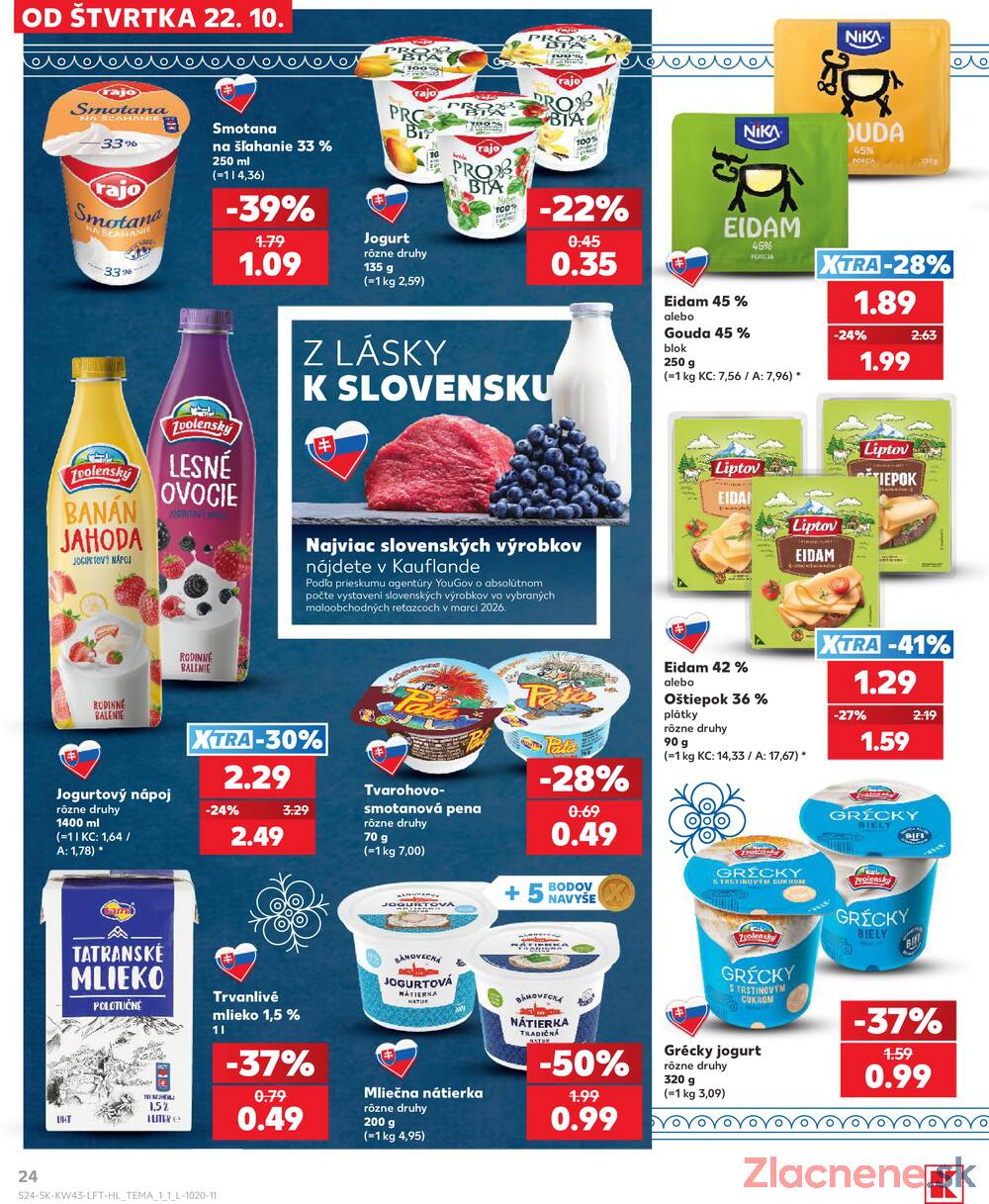 Leták Kaufland - Kaufland 22.10. - 28.10. - Kaufland Rimavská Sobota - strana 24 Leták Kaufland - Kaufland 22.10. - 28.10. - Kaufland Rimavská Sobota - strana 24