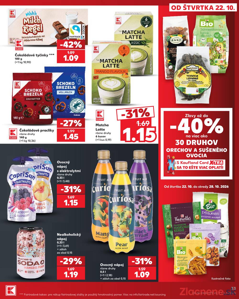 Leták Kaufland - Kaufland 22.10. - 28.10. - Kaufland Rimavská Sobota - strana 33 Leták Kaufland - Kaufland 22.10. - 28.10. - Kaufland Rimavská Sobota - strana 33
