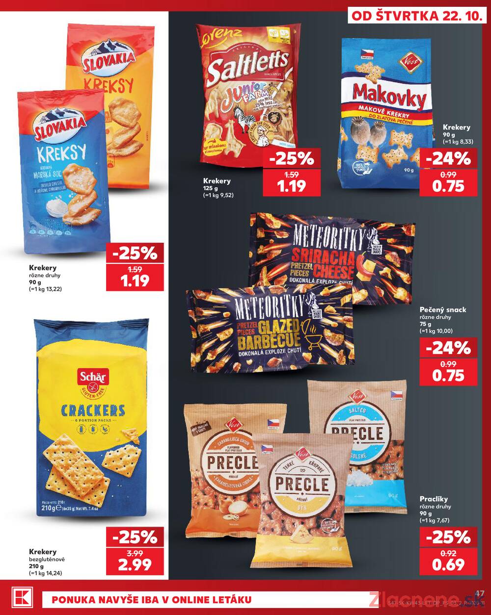 Leták Kaufland - Kaufland 22.10. - 28.10. - Kaufland Rimavská Sobota - strana 47 Leták Kaufland - Kaufland 22.10. - 28.10. - Kaufland Rimavská Sobota - strana 47