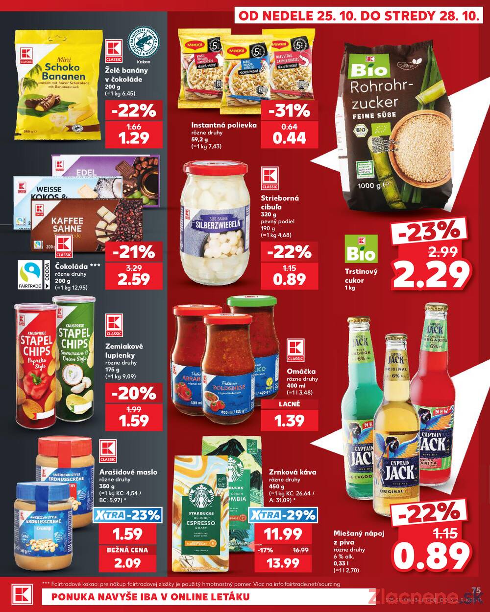 Kaufland 22.10. - 28.10. - Kaufland Stará Ľubovňa