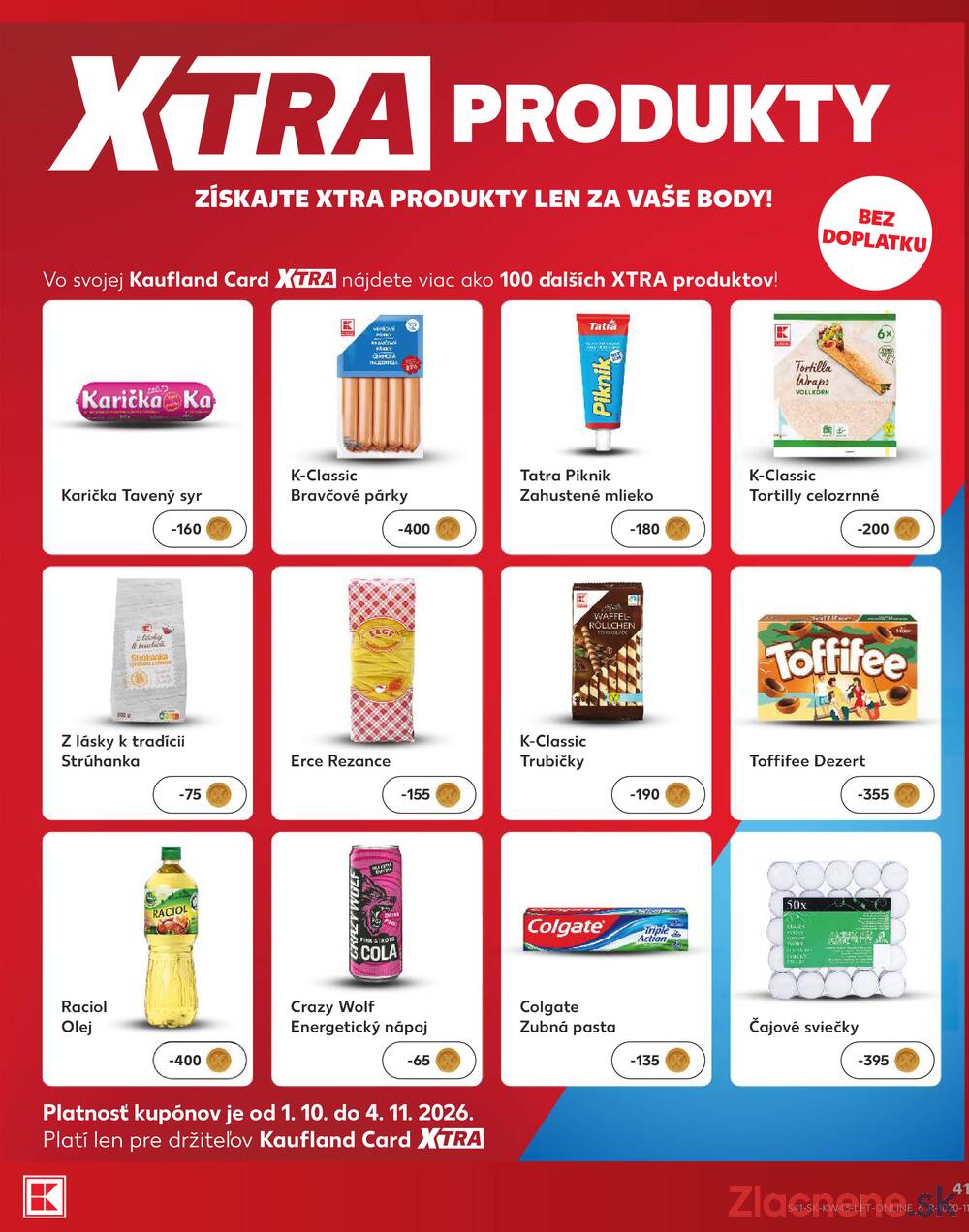 Kaufland 22.10. - 28.10. - Kaufland Poprad - Jiřího Wolkera