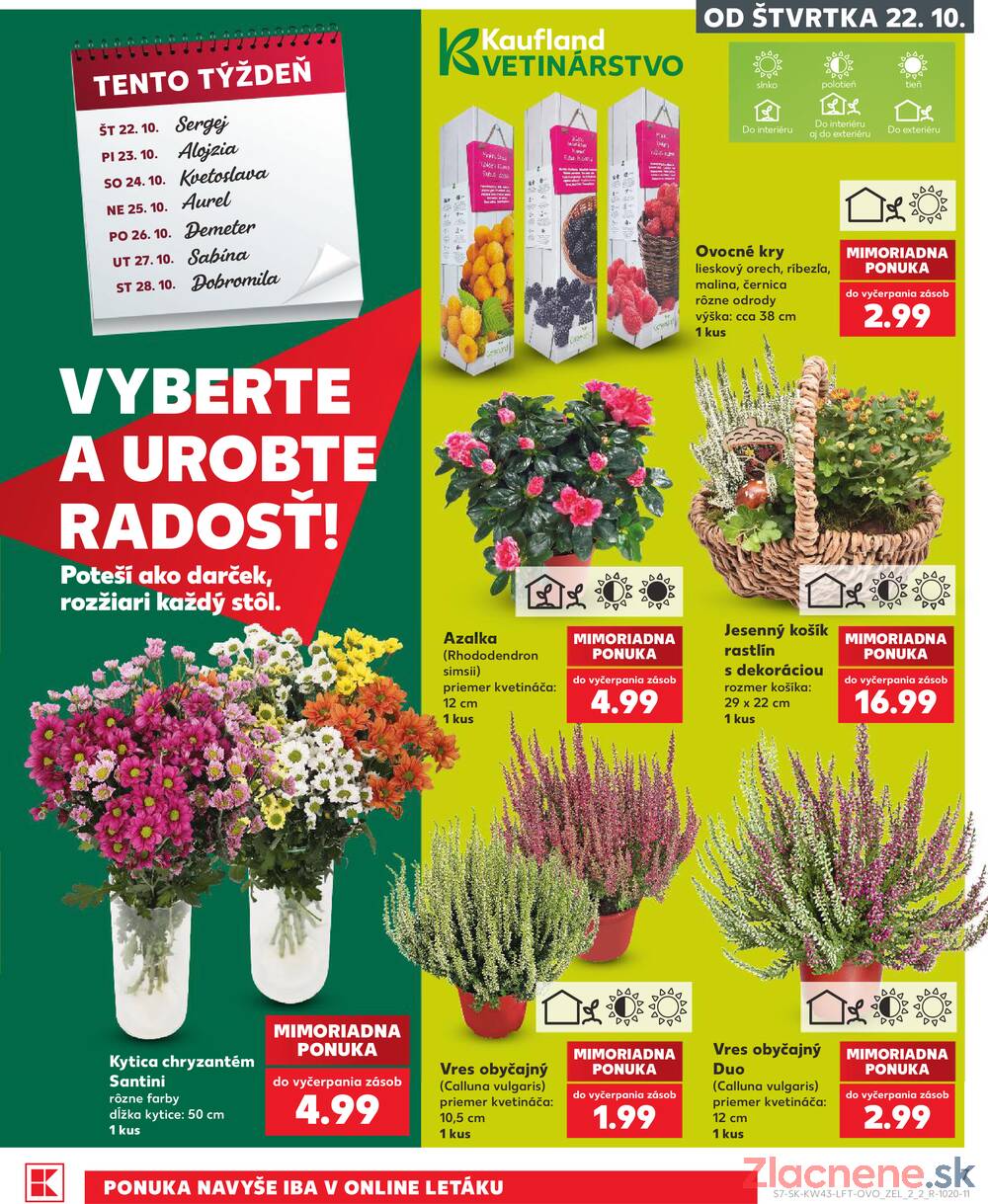 Kaufland 22.10. - 28.10. - Kaufland Dunajská Streda