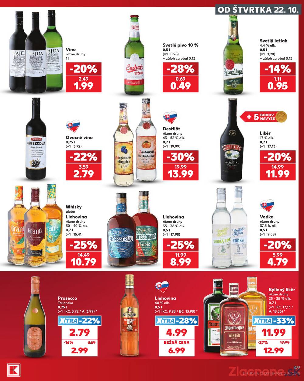 Kaufland 22.10. - 28.10. - Kaufland Veľký Meder