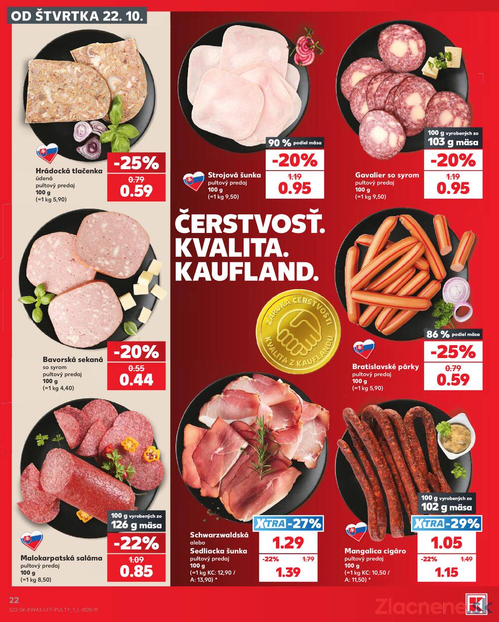 Kaufland 22.10. - 28.10. - Kaufland Piešťany