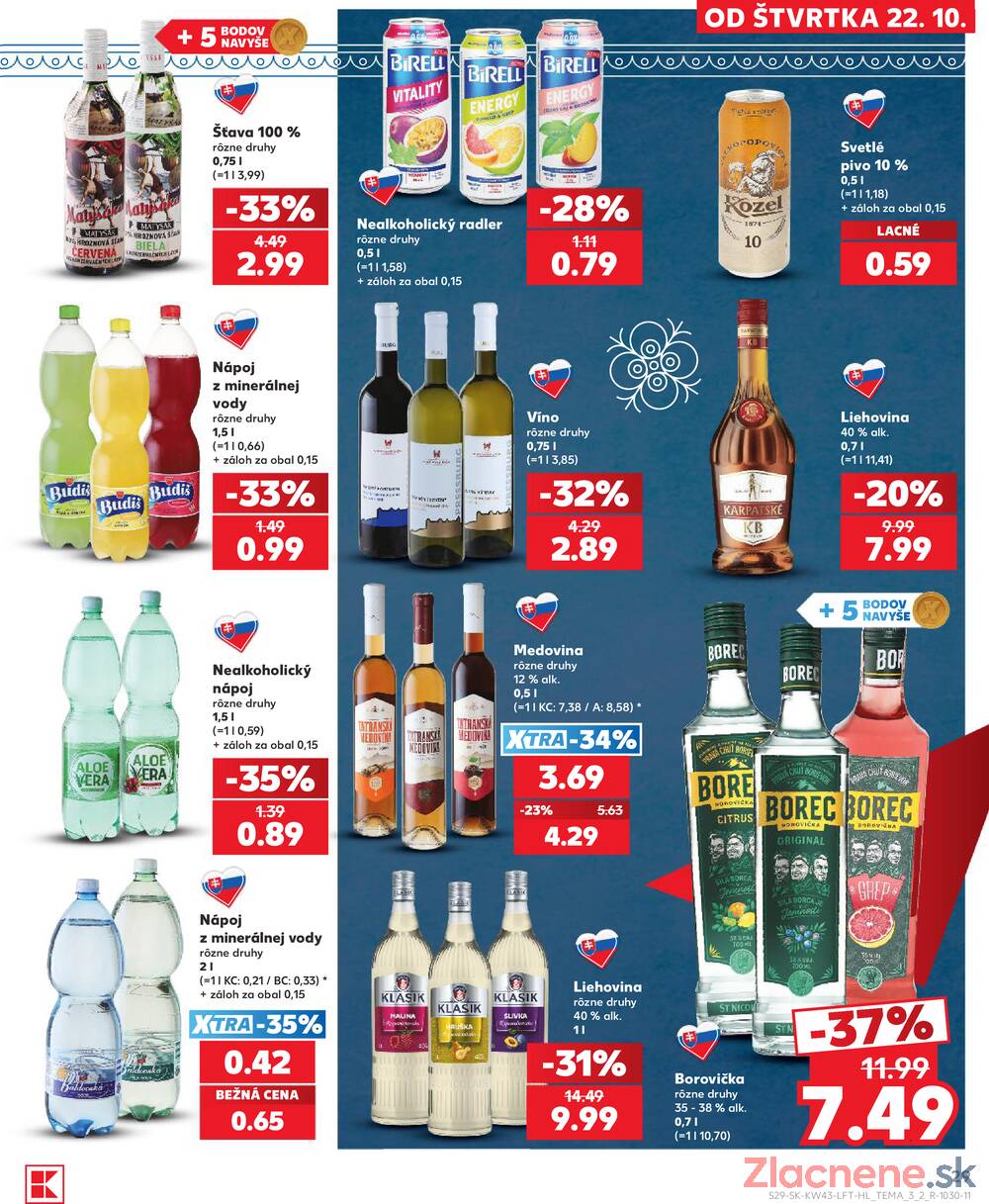 Kaufland 22.10. - 28.10. - Kaufland Piešťany