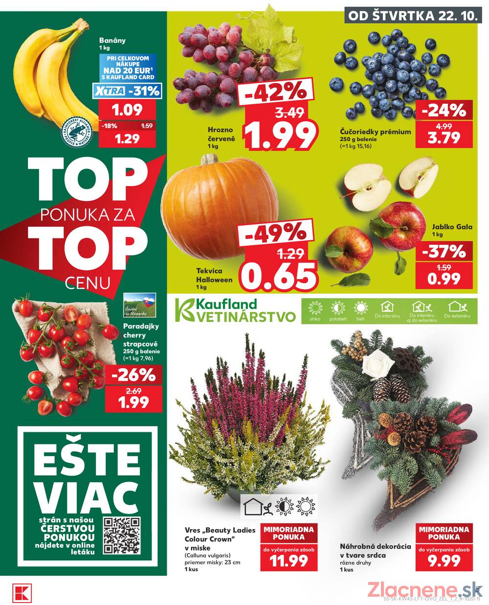 Kaufland 22.10. - 28.10. - Kaufland Bratislava - Bory