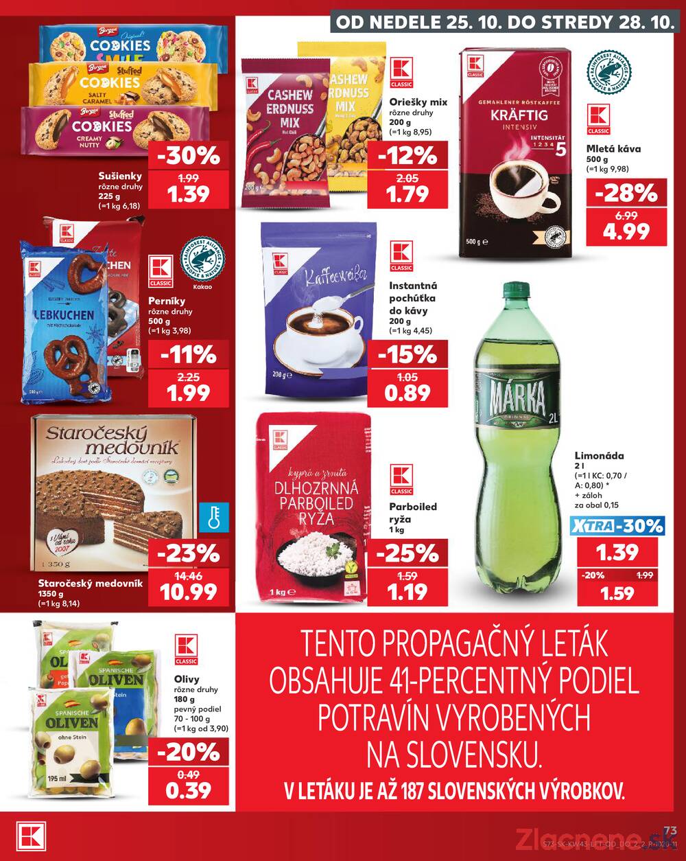 Kaufland 22.10. - 28.10. - Kaufland Bratislava - Bory