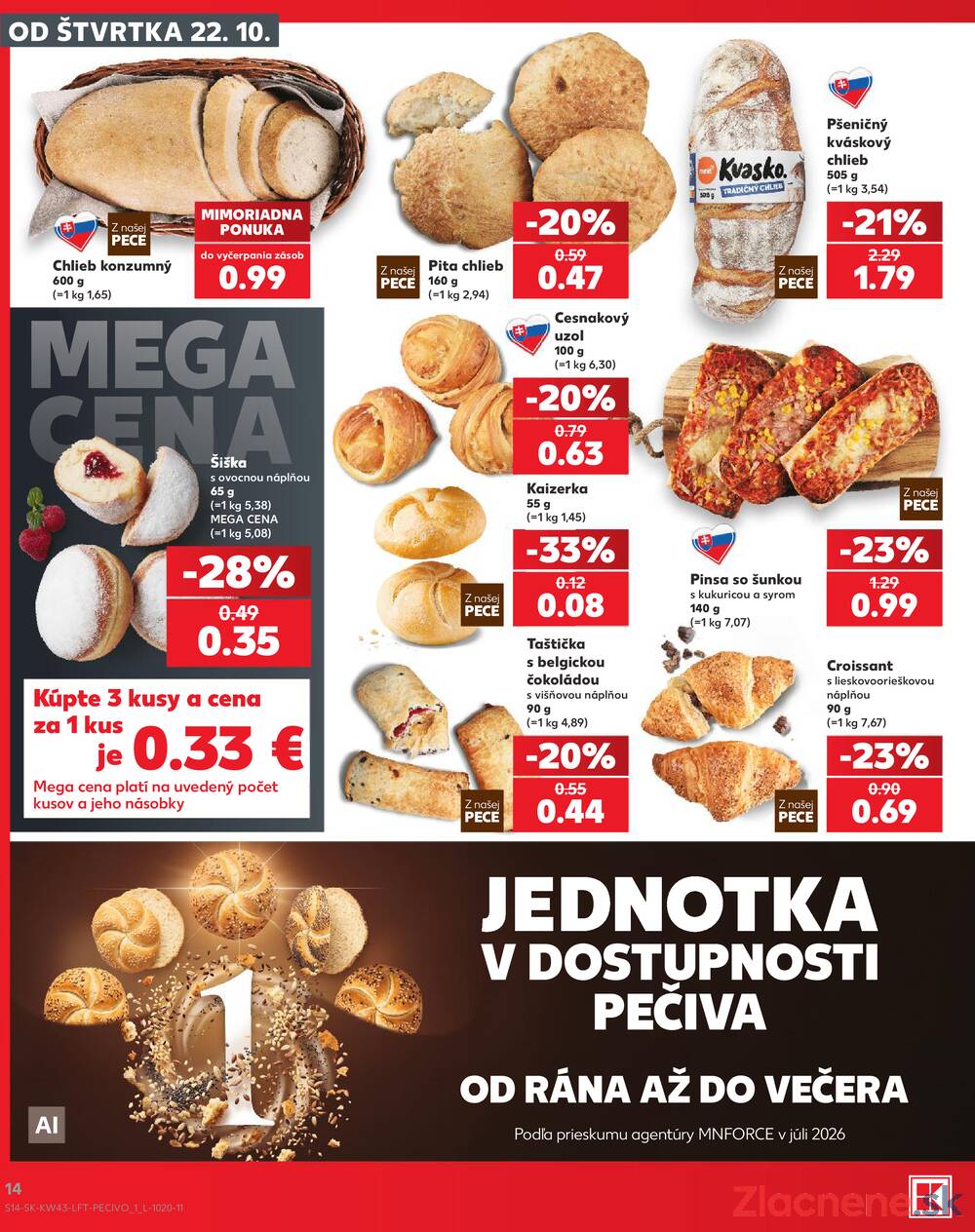 Kaufland 22.10. - 28.10. - Kaufland Košice-Pri hati