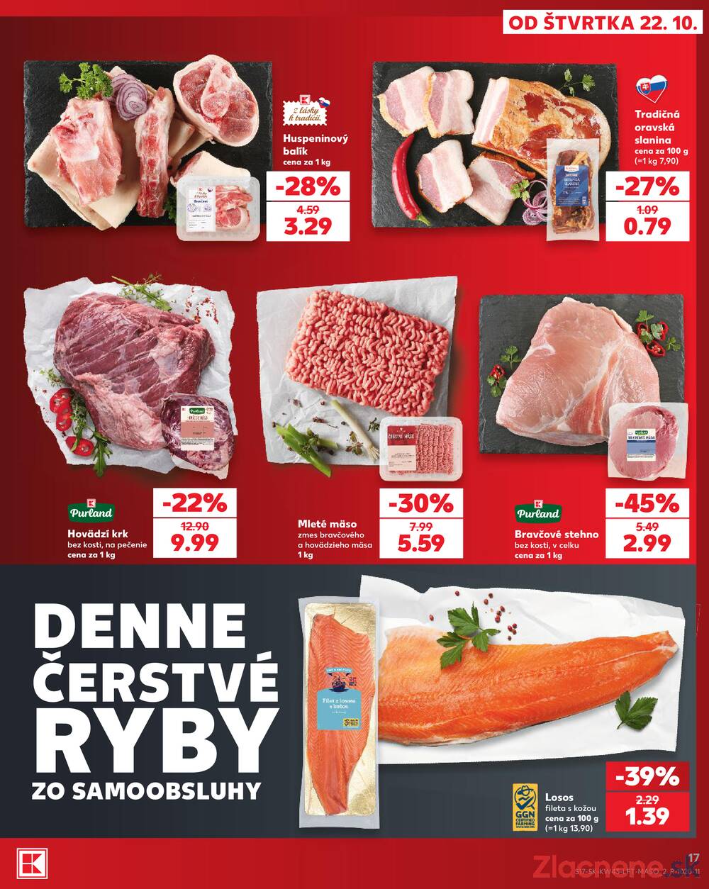 Kaufland 22.10. - 28.10. - Kaufland Žilina