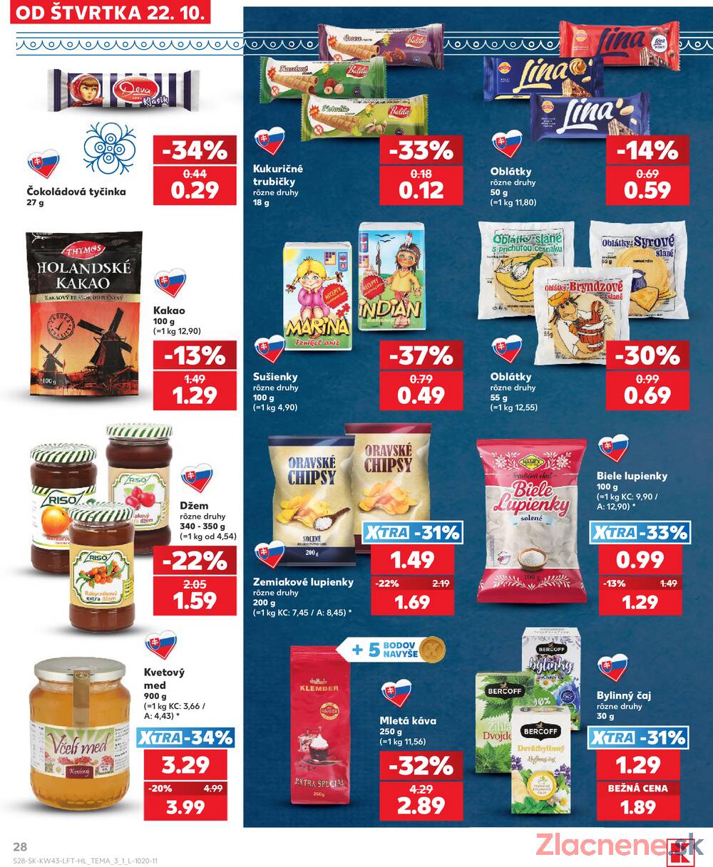Kaufland 22.10. - 28.10. - Kaufland Žilina